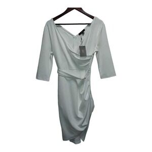 NWT‎ Beautiful white dress by Knitee.  Size Medium